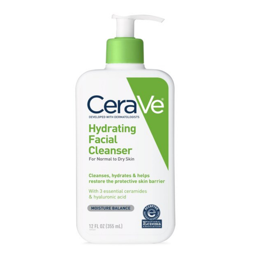 cerave hydrating facial cleanser on LEO edit