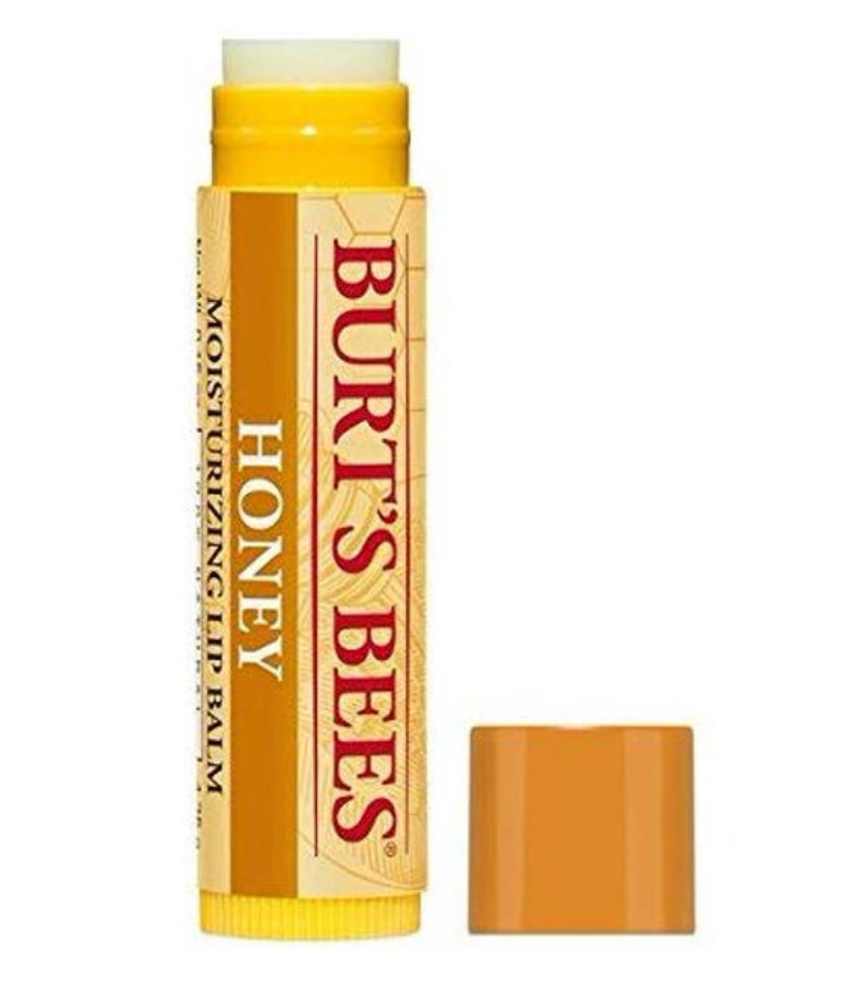 burt's bees honey lip balm on LEO edit