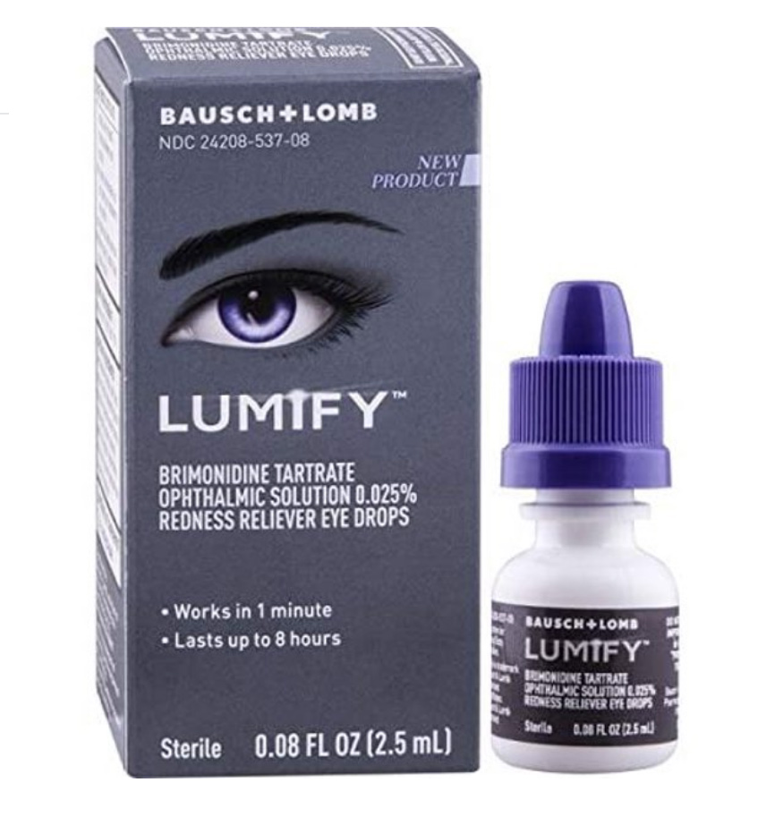 bausch + lomb lumify redness reliever eye drops on LEO edit