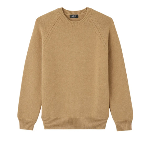 A.P.C. Pablo Sweater in Camel