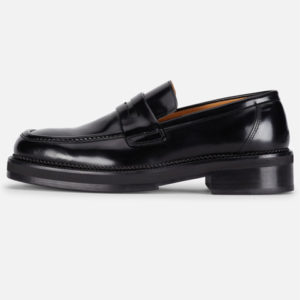 AMI Paris Loafers Square Toe Loafers in Spazzolato Leather