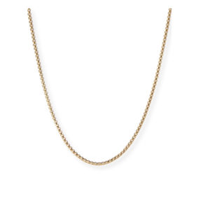 David Yurman Box Chain Necklace in 18K Gold 20 Inches