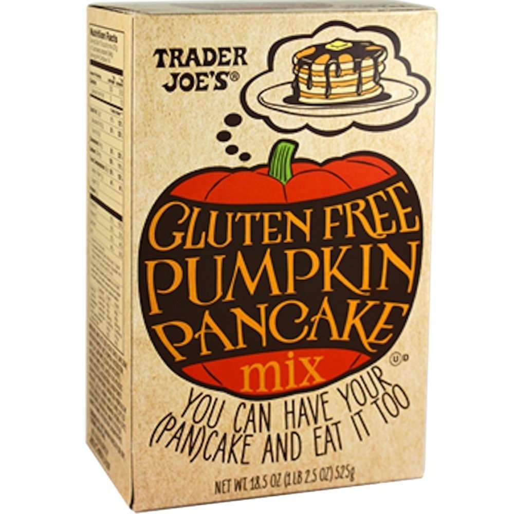Trader Joe’s Gluten-Free Pumpkin Pancake Mix.