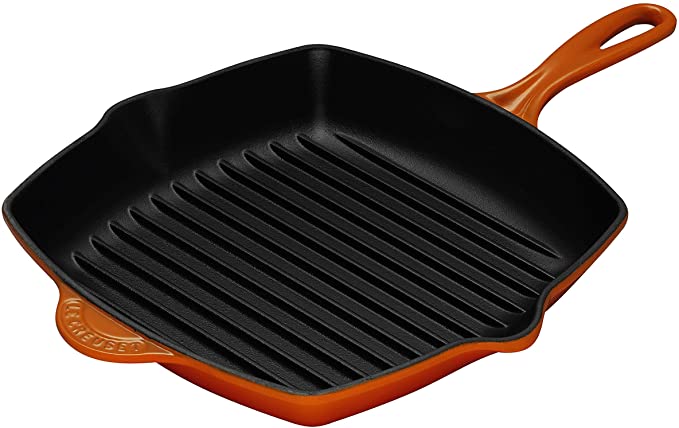 le creuset square skillet grill pan on leo edit