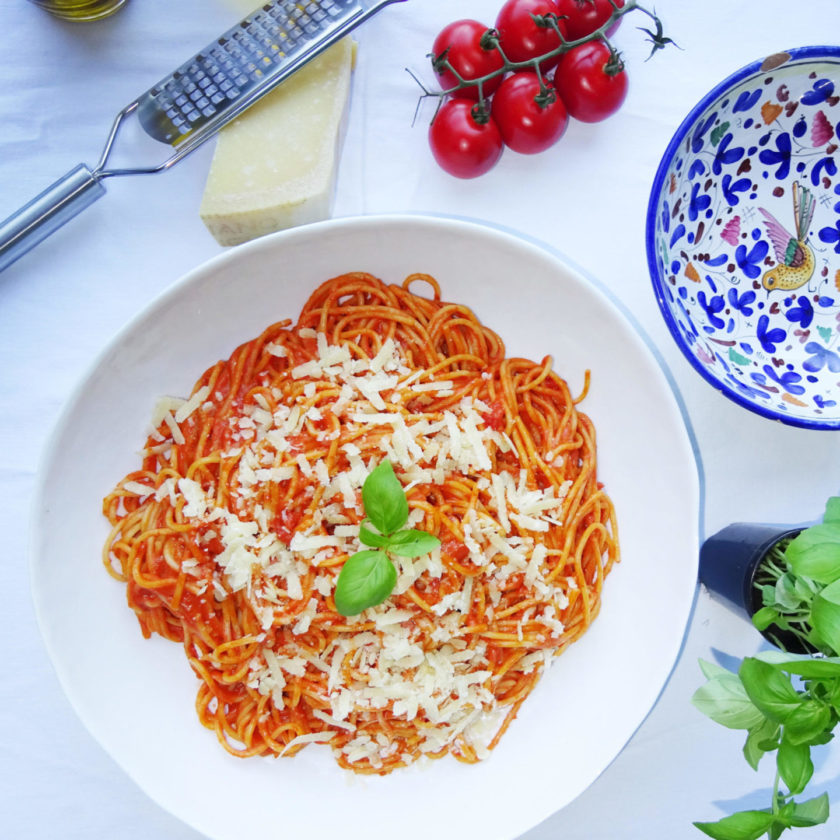 <span>Jon & Vinny’s</span> Spaghetti Pomodoro