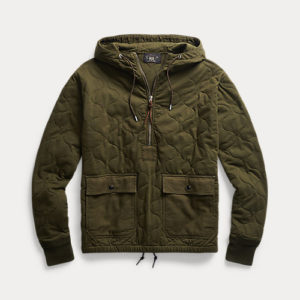RRL Quilted Jersey Hoodie