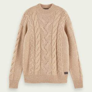 Scotch & Soda Chunky cable knit pullover