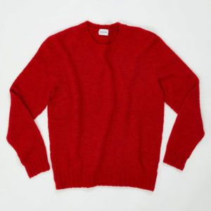 Scaglione Round Neck Puffed Seamless Sweater