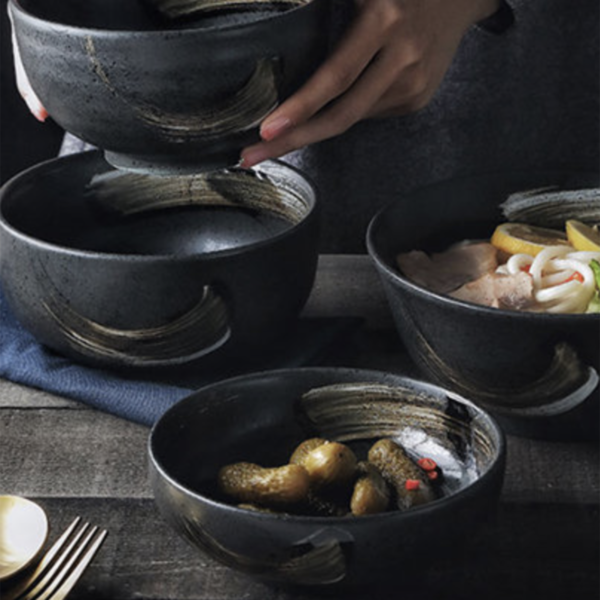 Thoughtfully Designed Pottery Korean Style Ceramic Bowl