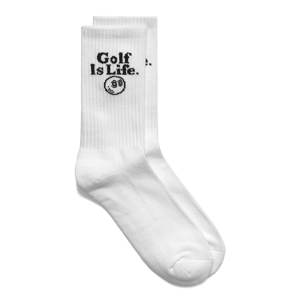 Malbon Golf is Life Crew Sock - Leo Edit