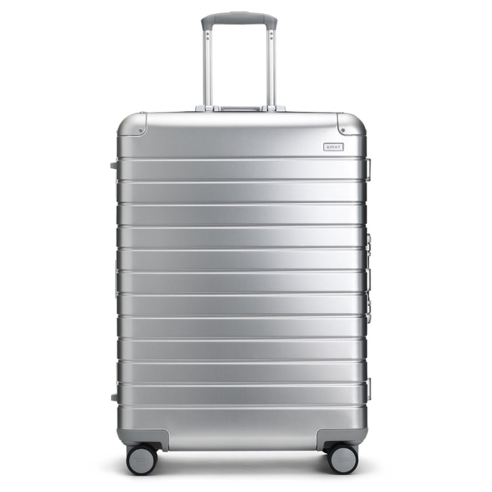 away large aluminum suitcase on leo edit