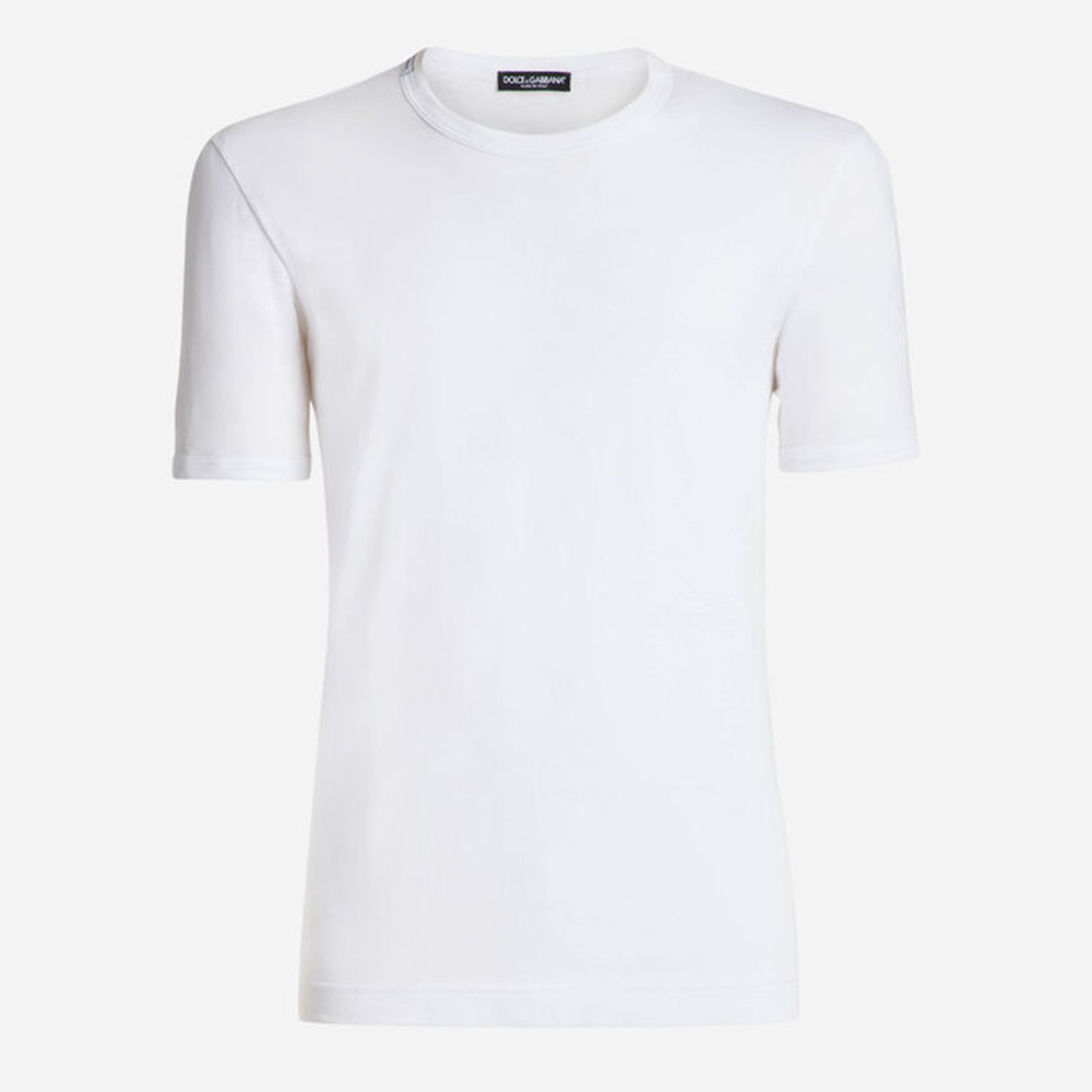 dolce & gabbana t-shirt in cotton on leo edit