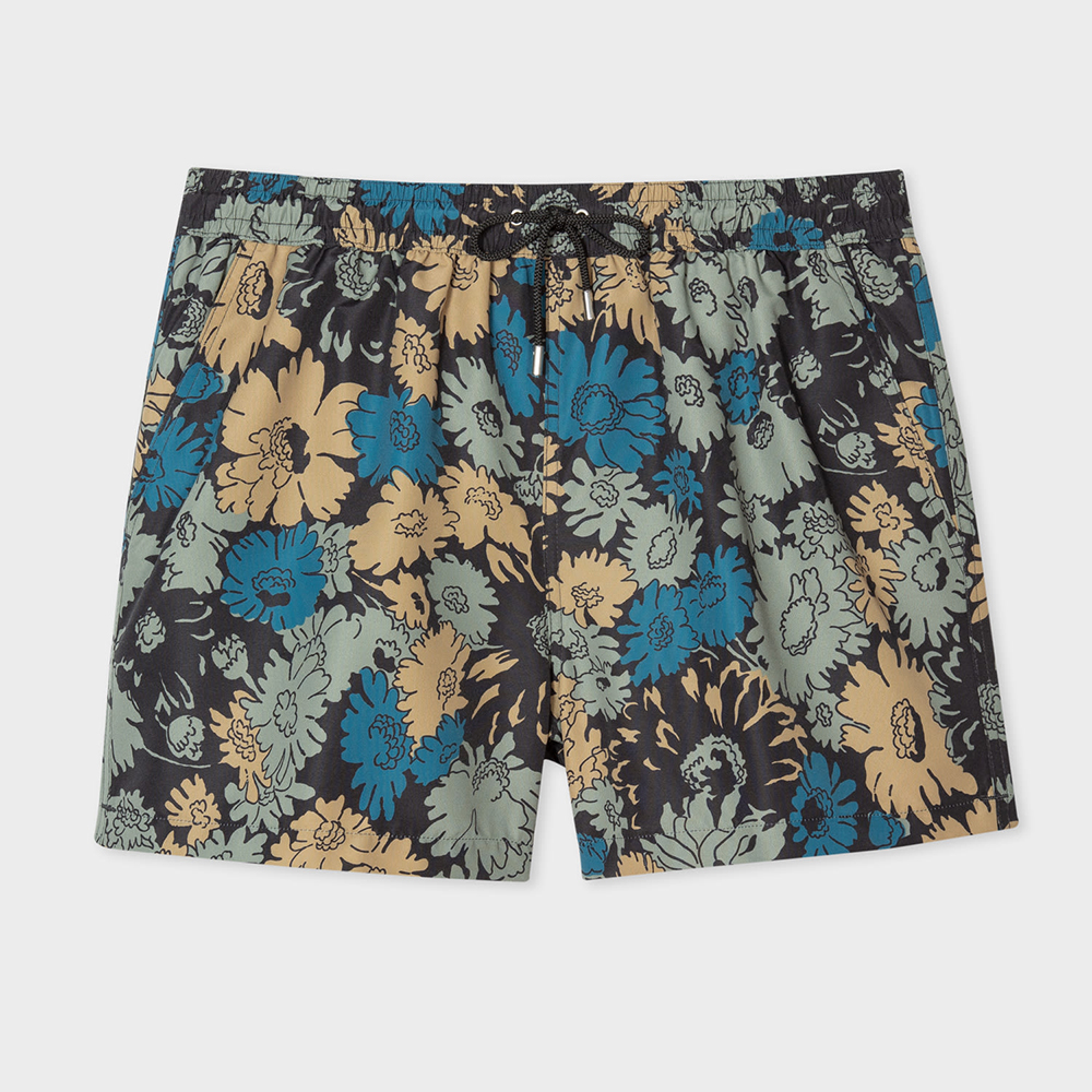 paul smith floral-print swim shorts on leo edit