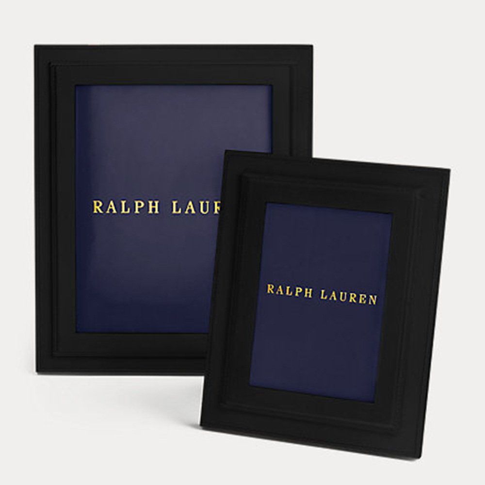 ralph lauren home brennan leather frame on leo edit