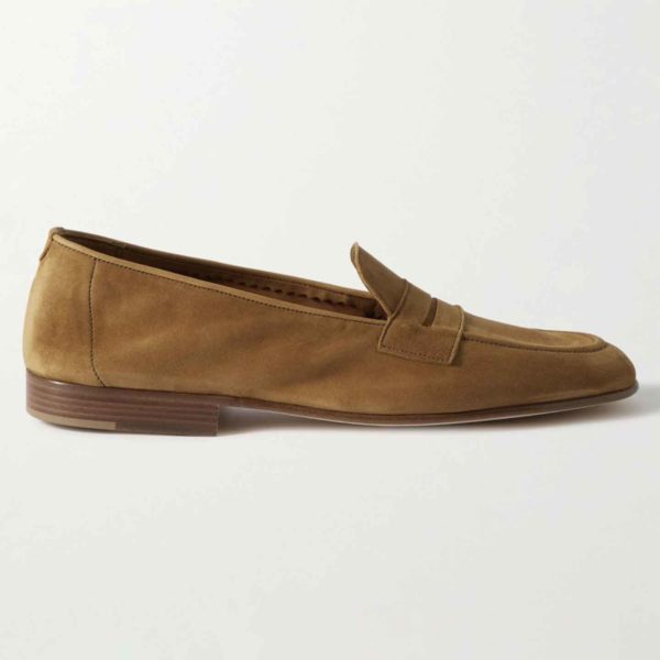 Edward Green Padstow Suede Loafers