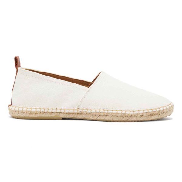 Frescobol Canvas and Leather Espadrilles