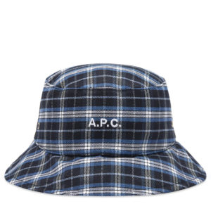 A.P.C. Steve Check Bucket Hat