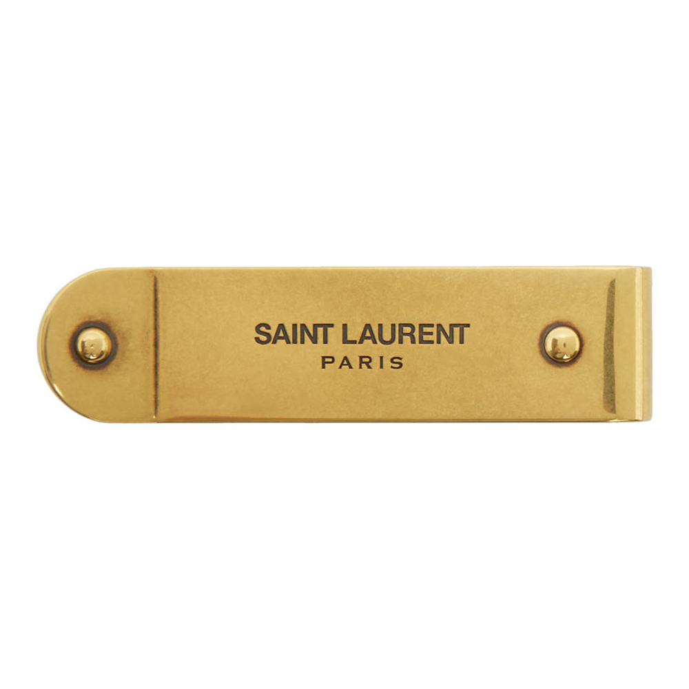 saint laurent money clip on LEO edit