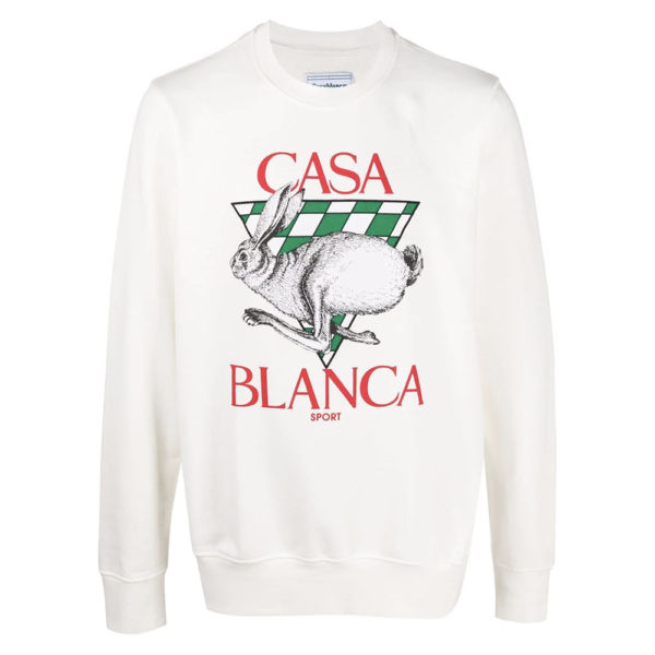 Casablanca Logo-Print Cotton-Jersey Sweatshirt