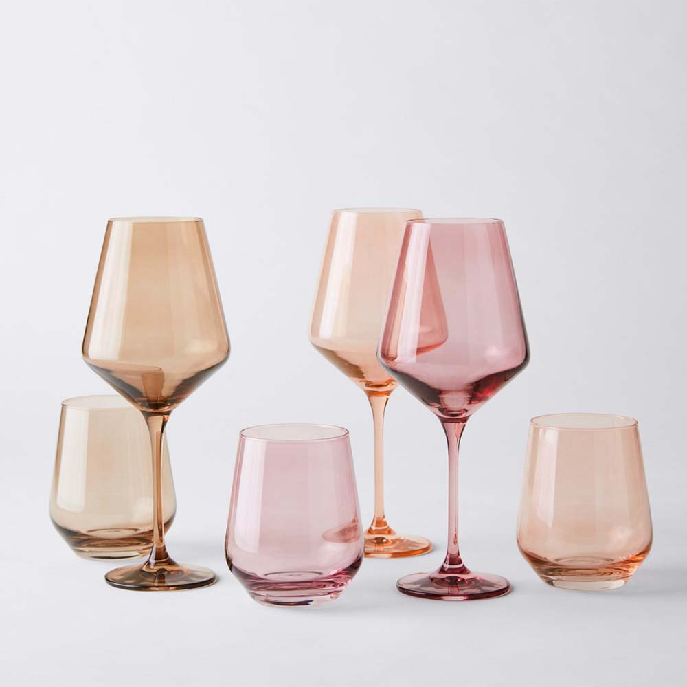estelle hand-blown wine glasses on LEO edit