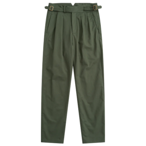 Craftsman Co. Olive Green Cotton Gurkha Trousers